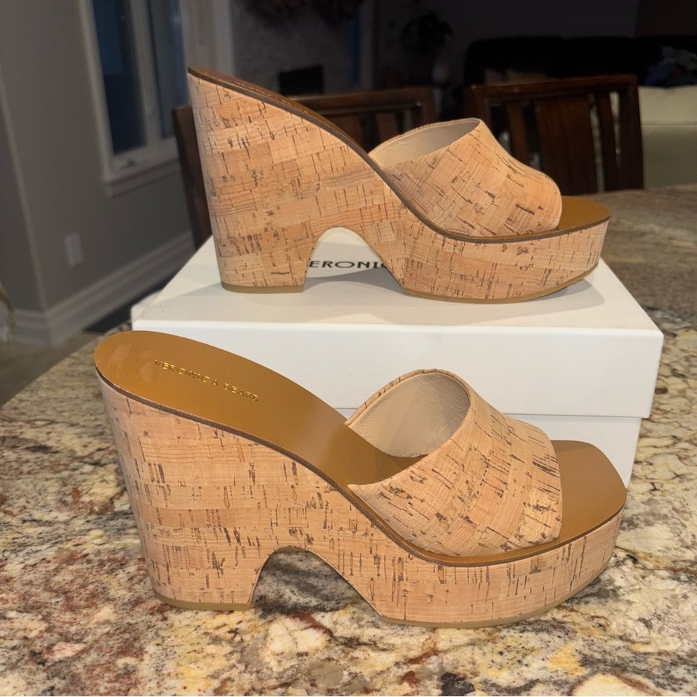 Veronica Beard Paulita Platform Sandals NIB - Picture 5 of 13